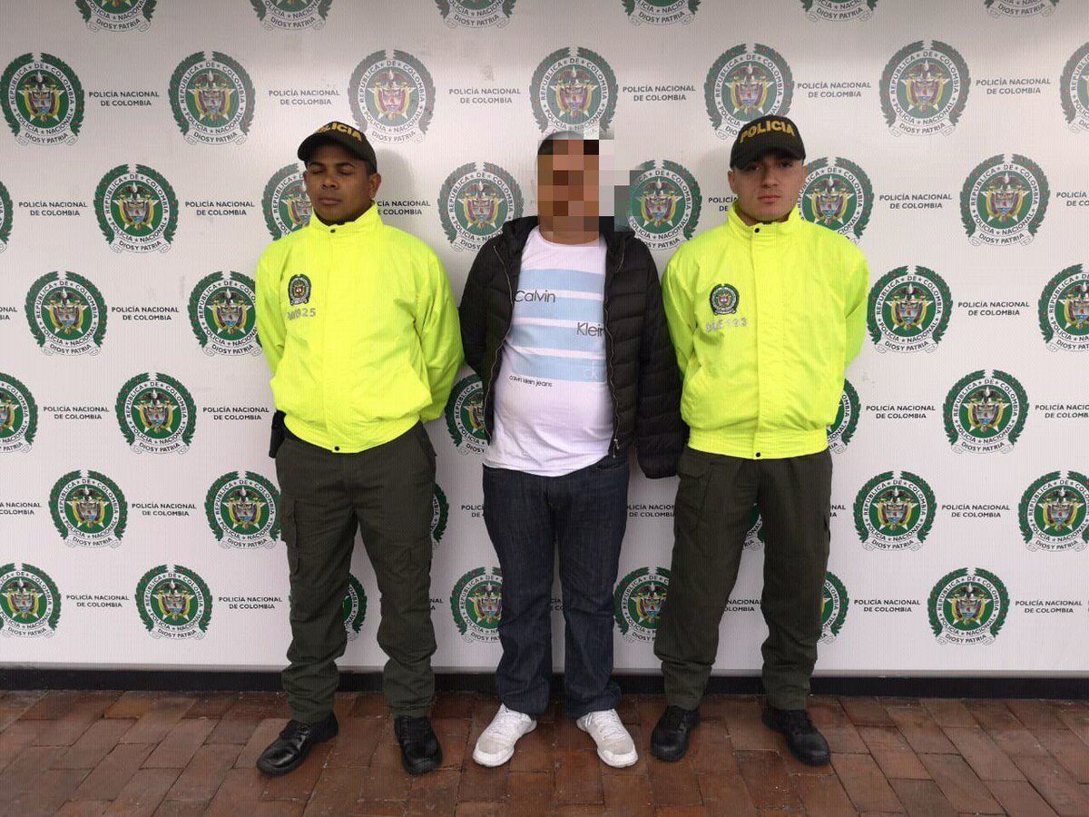 "El Manco" coordinaba los envíos de cocaína colombiana que el cartel Jalisco Nueva Generación enviaba a ese país. Policía Antinarcóticos