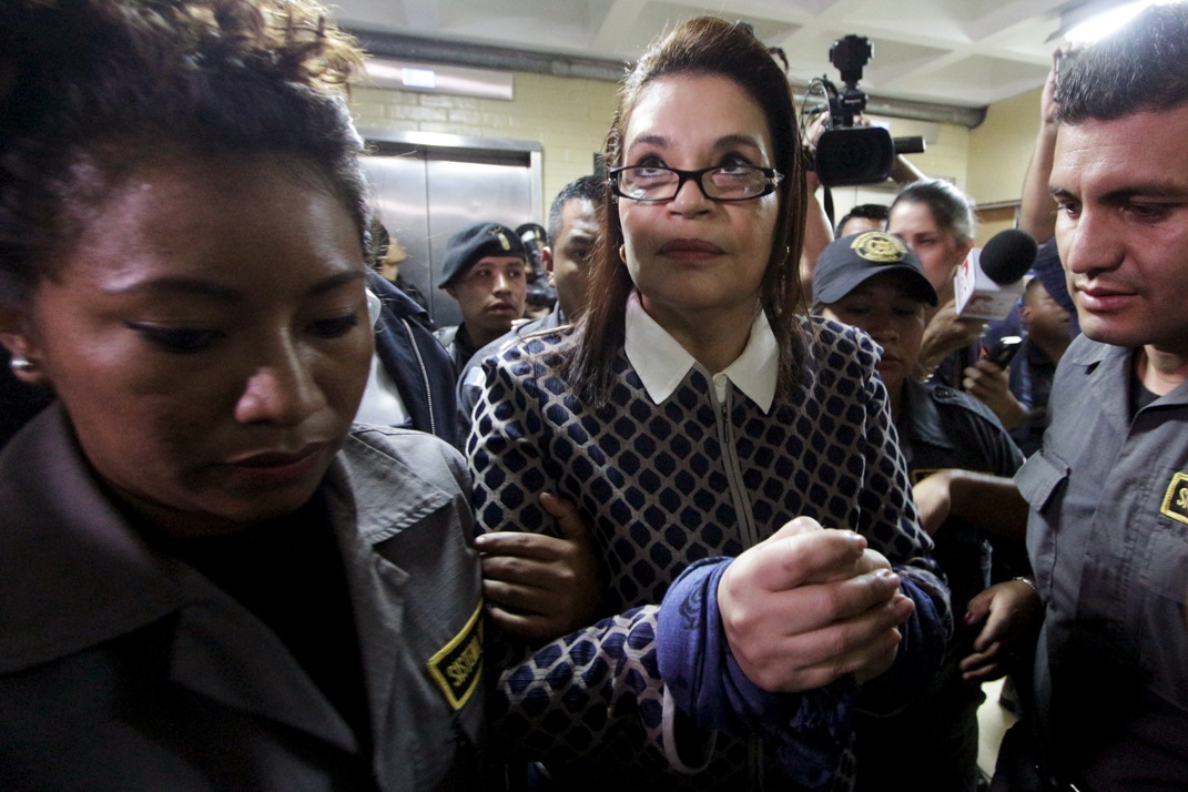 Roxana Baldetti fue condenada a 15 años y seis meses de prisión. (Reuters)