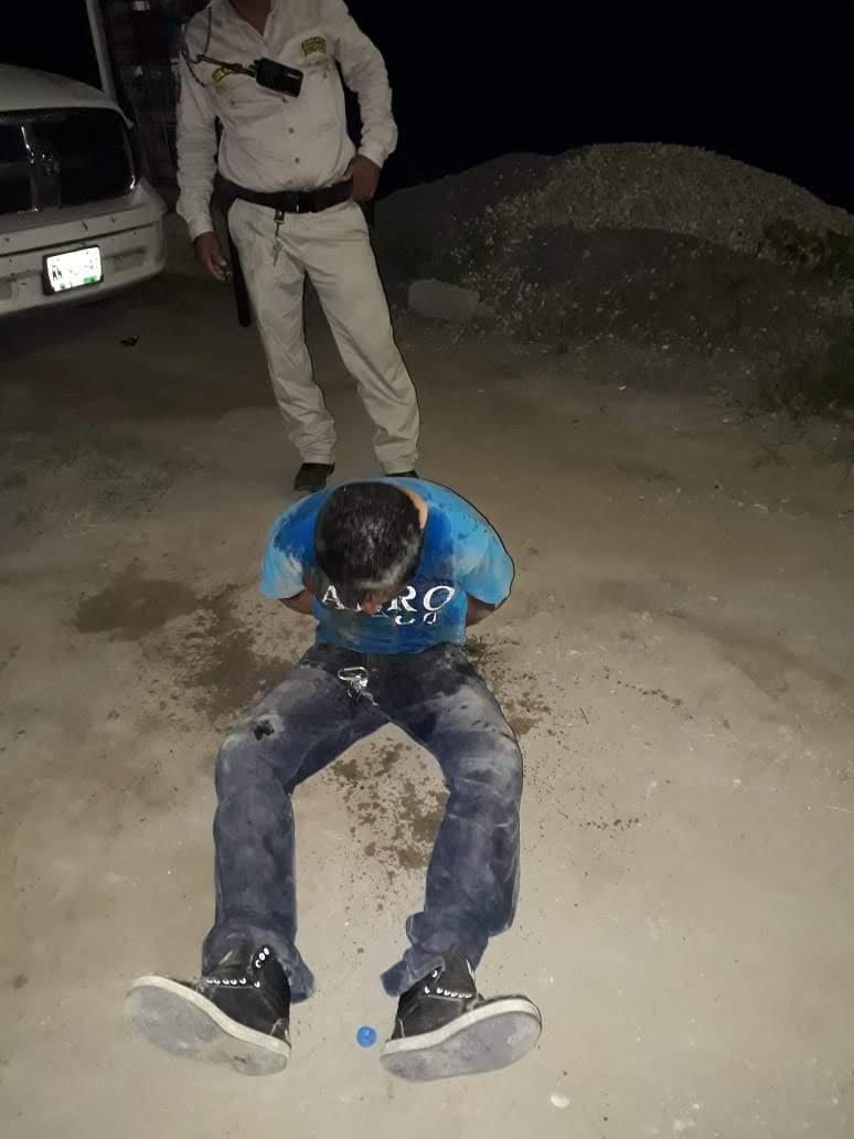 Veladores capturan a ladrón (Cortesía)