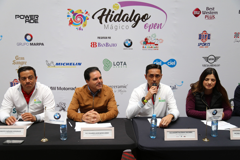 Brindaron los pormenores del torneo de tenis. (Jorge Sánchez)