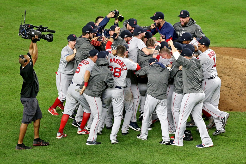 Jugadores de Boston en festejo (Reuters)
