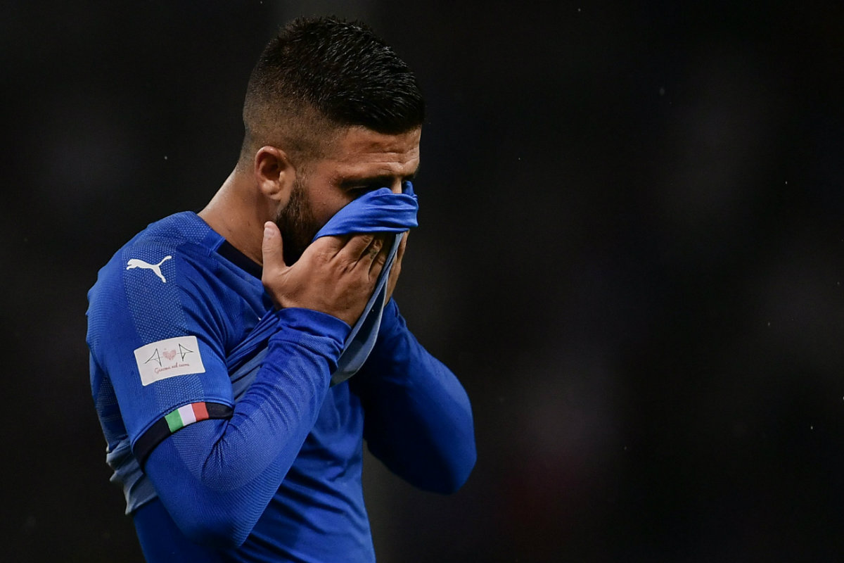 Lorenzo Insigne en lamento (AFP)