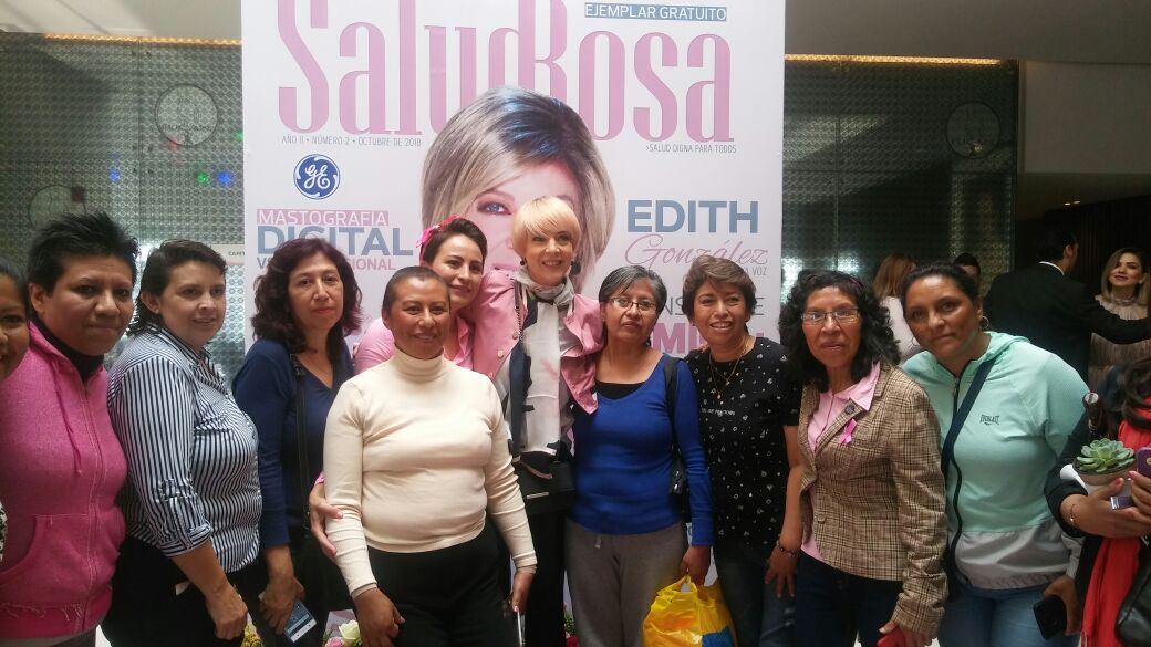 Edith González embajadora de la campaña #PonElPecho (Foto: Adriana Jiménez)