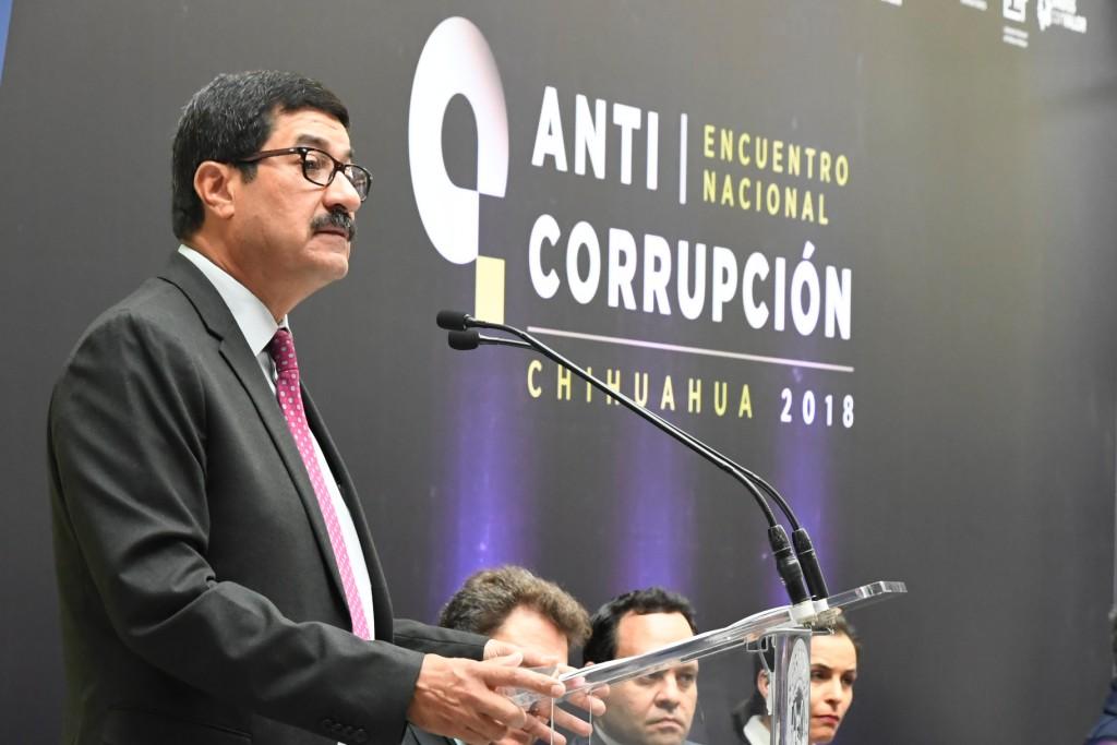 El gobernador dijo que trabaja para que no haya impunidad por actos de corrupción.