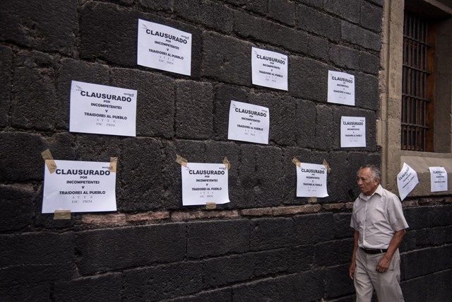 Integrantes de la CNTE se manifiestan en la CdMx contra la evaluación docente/Cuartoscuro.