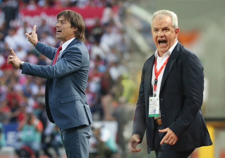 Matías Almeyda y Javier Aguirre (Imago7/EFE)