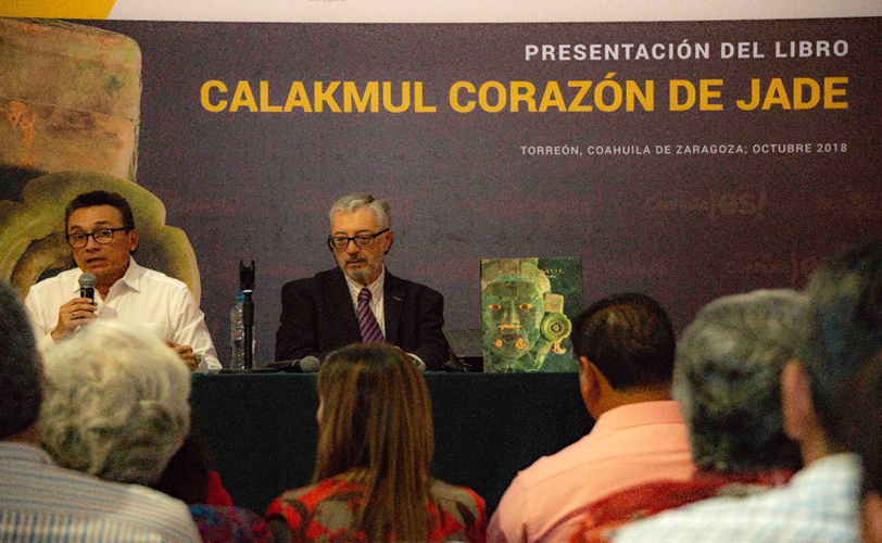 La obra fue presentada por Delio Carrillo Pérez, Secretario de Cultura de Campeche. (Especial)