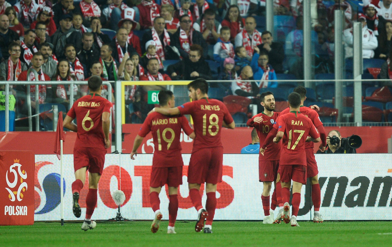 Portugal se impuso 2-3 a Polonia en duelo de la Liga de Naciones de Europa (Reuters)