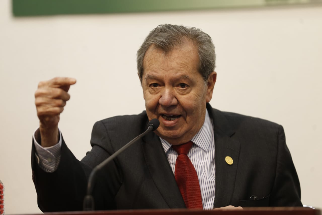 El presidente de la Cámara de Diputados, Porfirio Muñoz Ledo/Héctor Téllez.