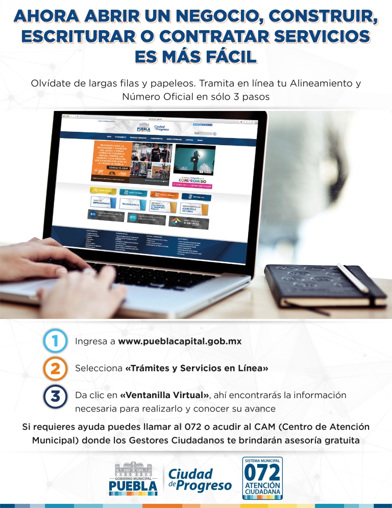 El Ayuntamiento de Puebla digitaliza 8 trámites más en beneficio de la ciudadanía (Especial)