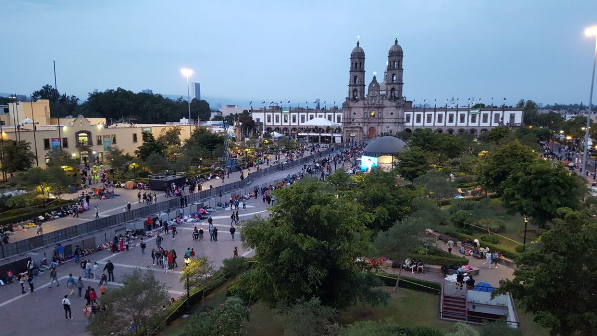 Se espera que 1 millón 800 mil personas asistan a la Romería en Zapopan (Tomada de Twitter @ZapopanGob)