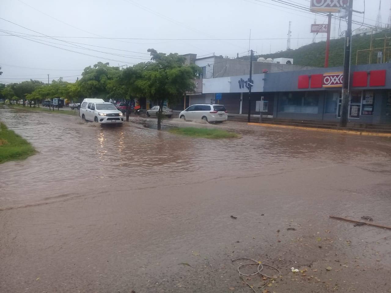 Las lluvias han generado encharcamientos en el estado. (José Luis Pérez)