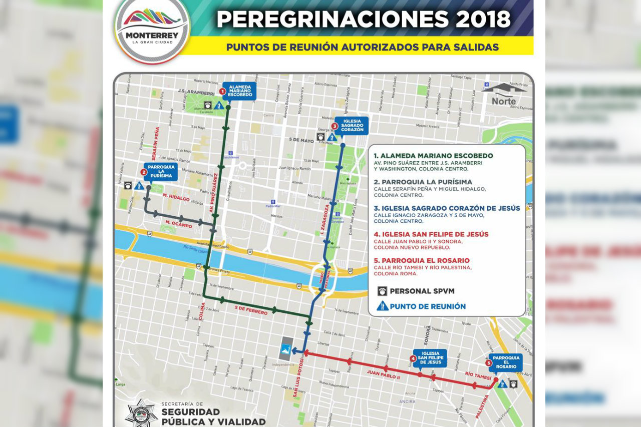 Las peregrinaciones deberán registrarse en las oficinas de la Basílica y en la Dirección de Tránsito. (Especial)