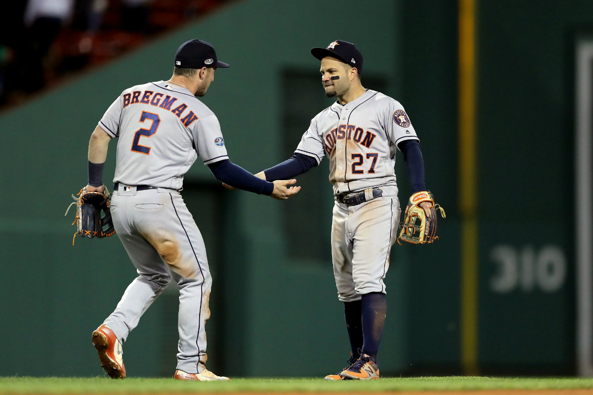Los Astros de Houston le pegan primero a los Red Sox (AFP)