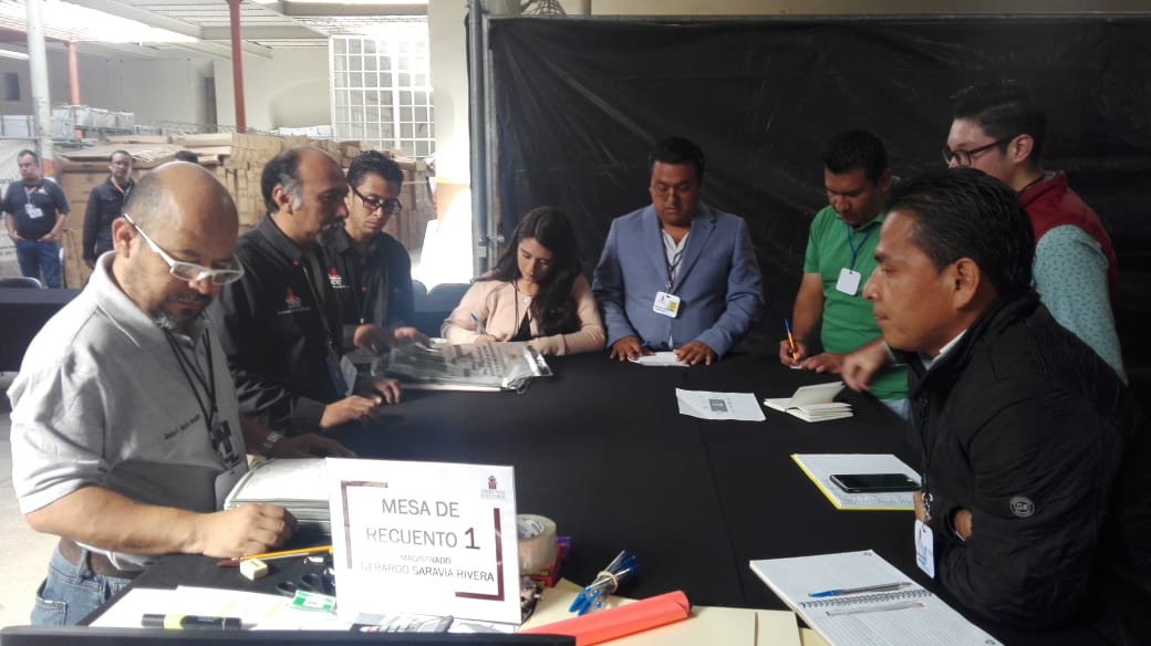 Inicia recuento parcial de votos para Ayuntamiento de Chiconcuautla (Elena Domínguez)