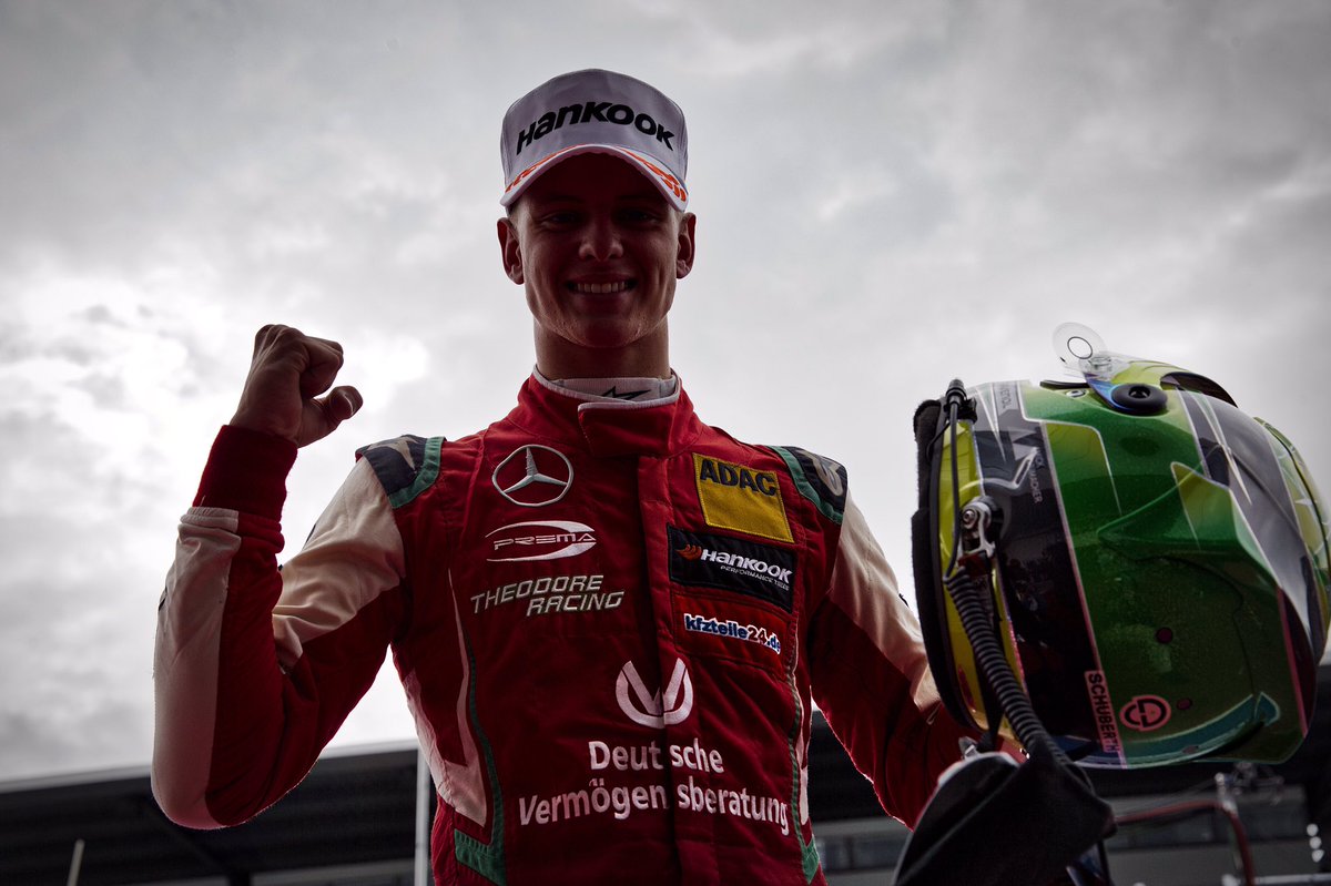 Mick Schumacher es campeón de la F3 (Twitter @SchumacherMick)