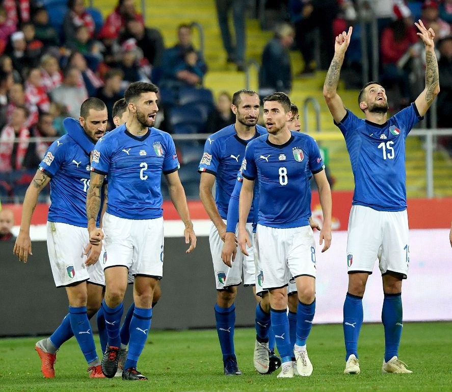 Italia se impuso a Portugal en la Liga de Naciones de Europa (AFP)