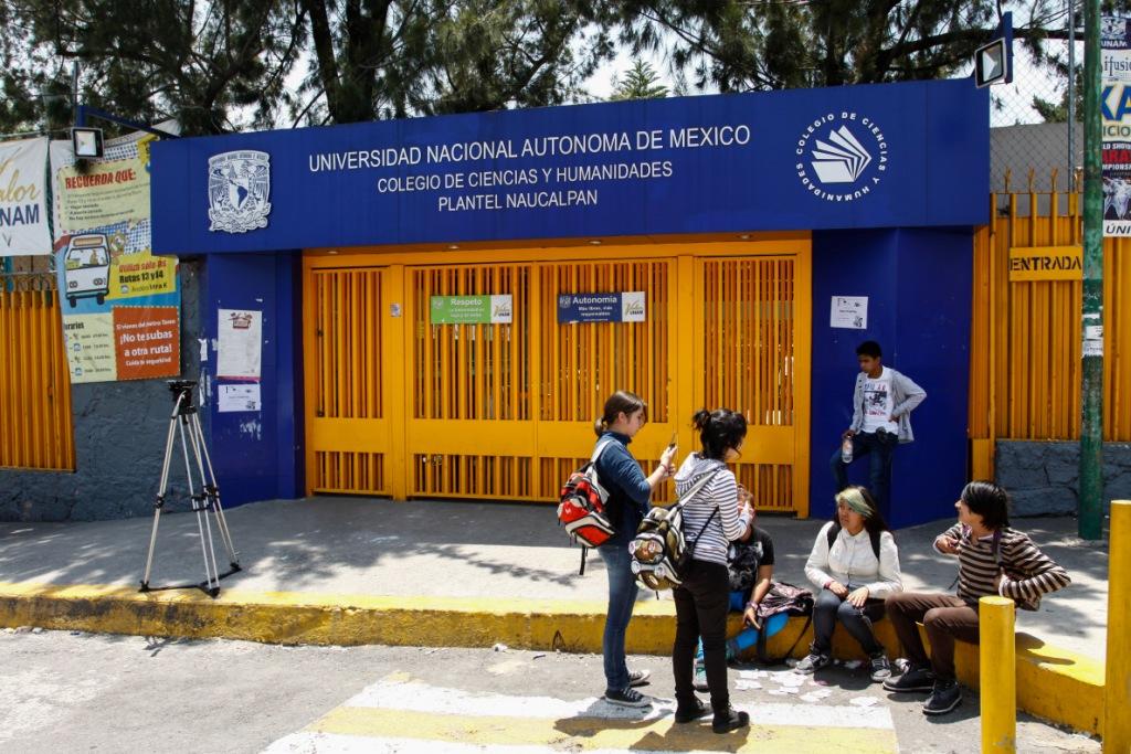 El CCH Naucalpan. (Cuartoscuro)