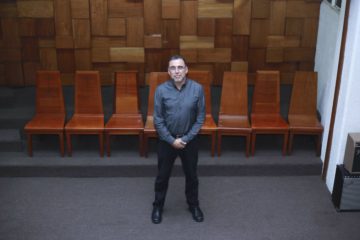 Gilberto Gutiérrez Lucero, pastor de la Iglesia Bautista Horeb (Cortesía)