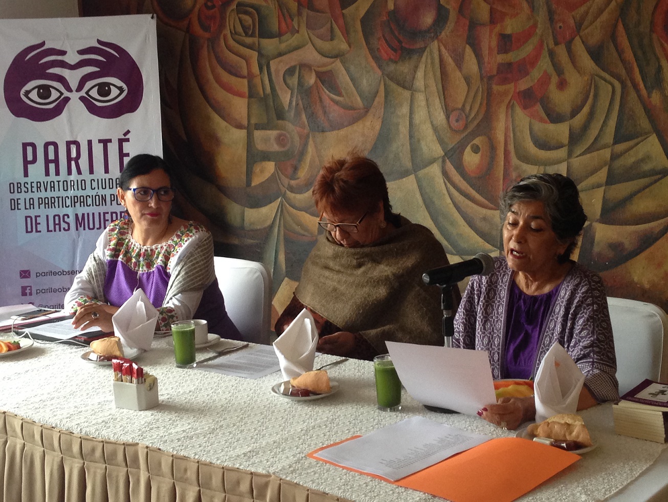 A través de Parité, Observatorio Político de las Mujeres, se han recabado alrededor de 400 firmas. (Maricarmen Rello)