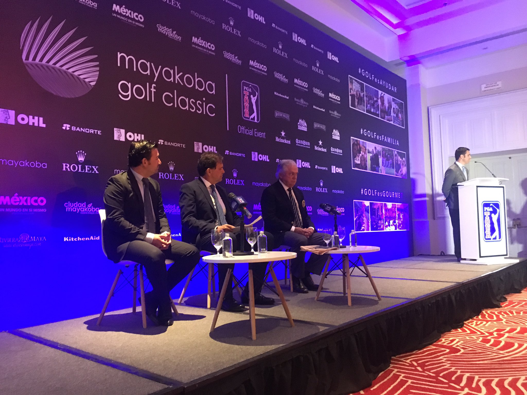 Presentación del Mayakoba Golf Classic 2018 (Érika Montoya)
