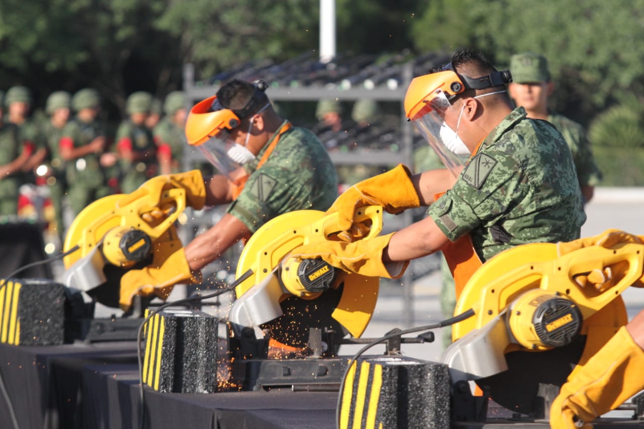 Se destruyeron mil 970 armas de fuego. (Especial)