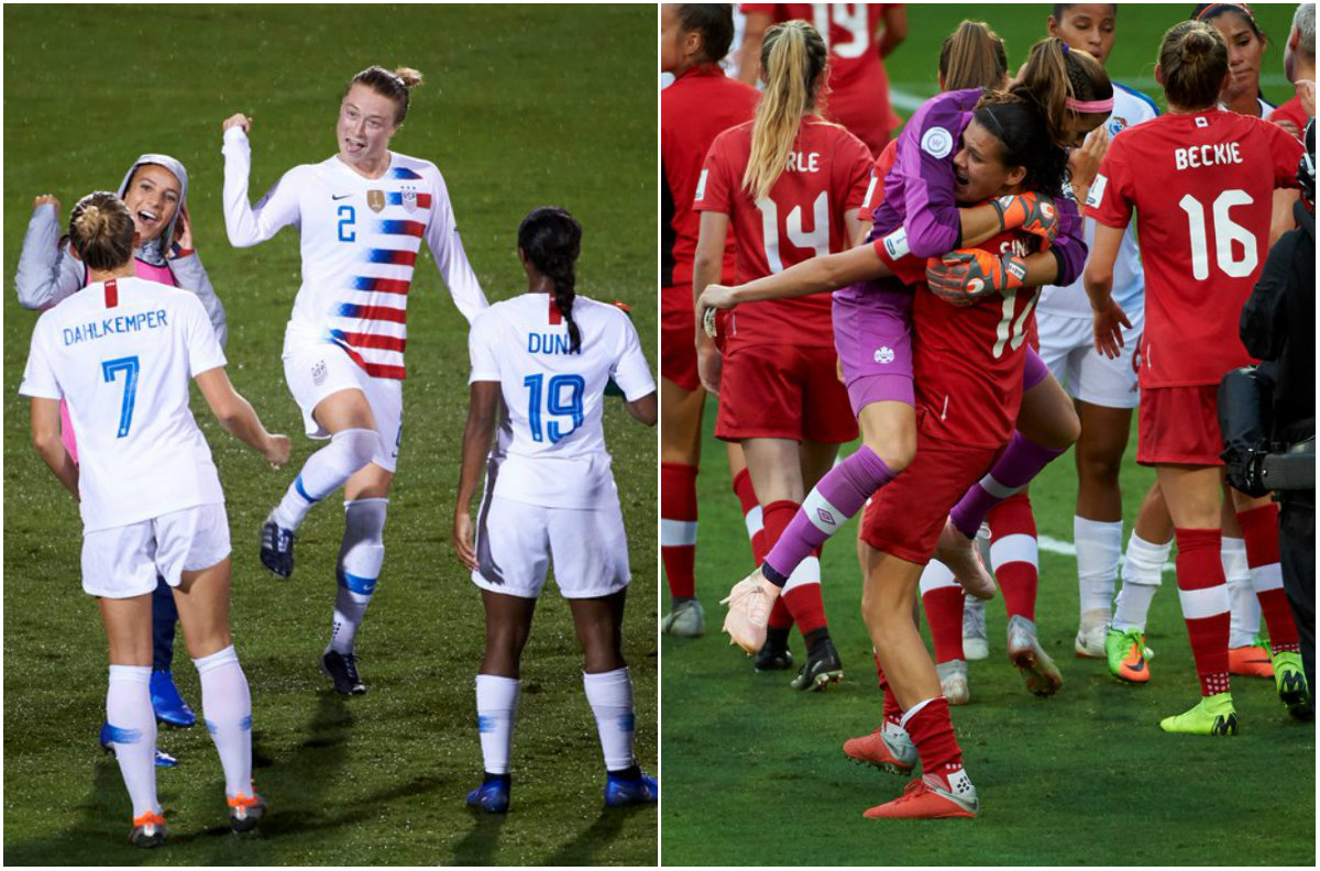 Estados Unidos y Canadá consiguen su clasificación al Mundial Femenino Francia 2019 (Twitter @FIFAWWC)