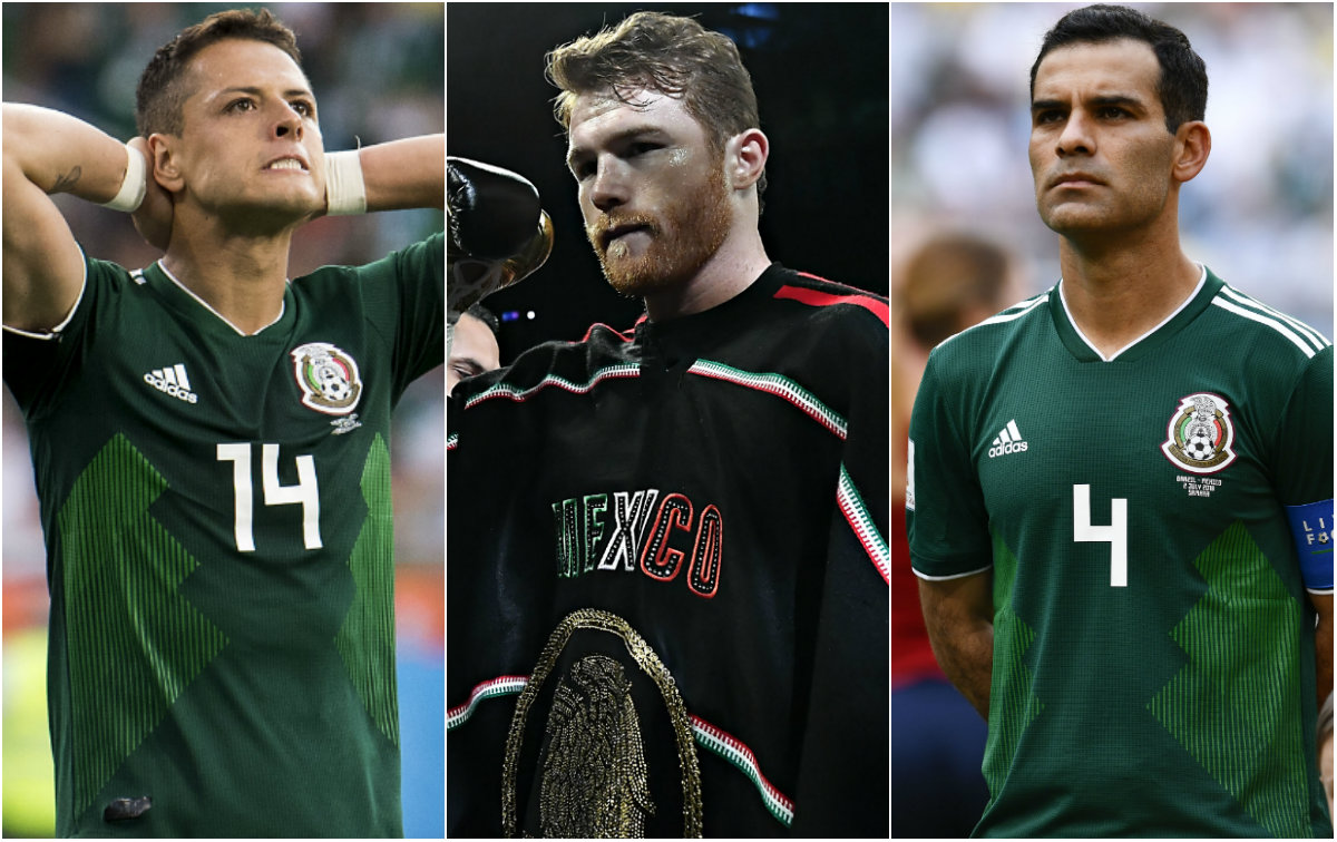 Javier Hernández, Saúl Álvarez y Rafael Márquez (Imago7)