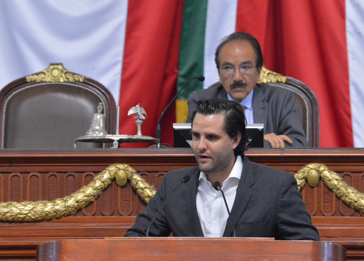 El legislador Guillermo Lerdo de Tejada propuso que el IECM apoye en la consulta de Nuevo Aeropuerto (@Congreso_CdMex)