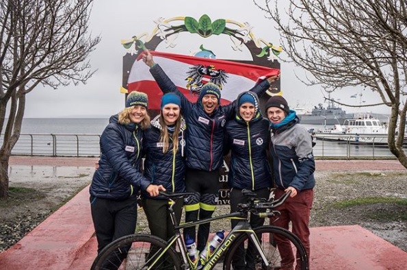 Michael Strasser completó el recorrido de Alaska a Ushuaia, Argentina (Instagram @_michael_strasser)