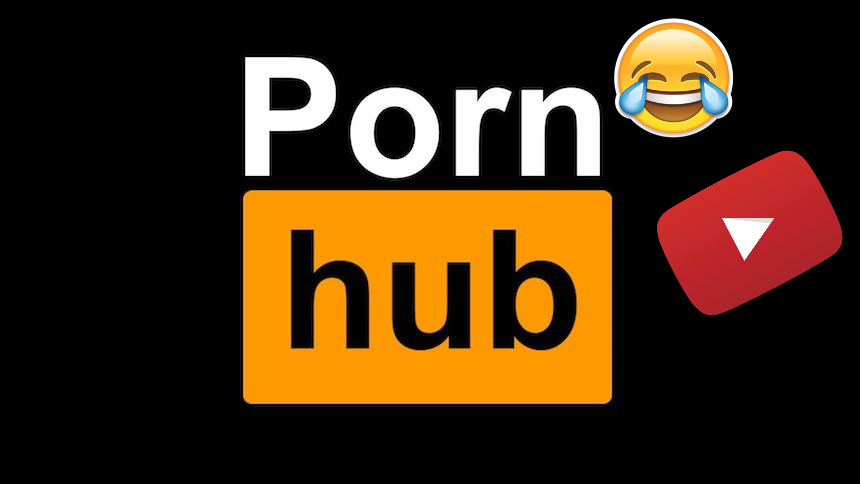 Pornhub aprovechó para burlarse en Twitter de YouTube.