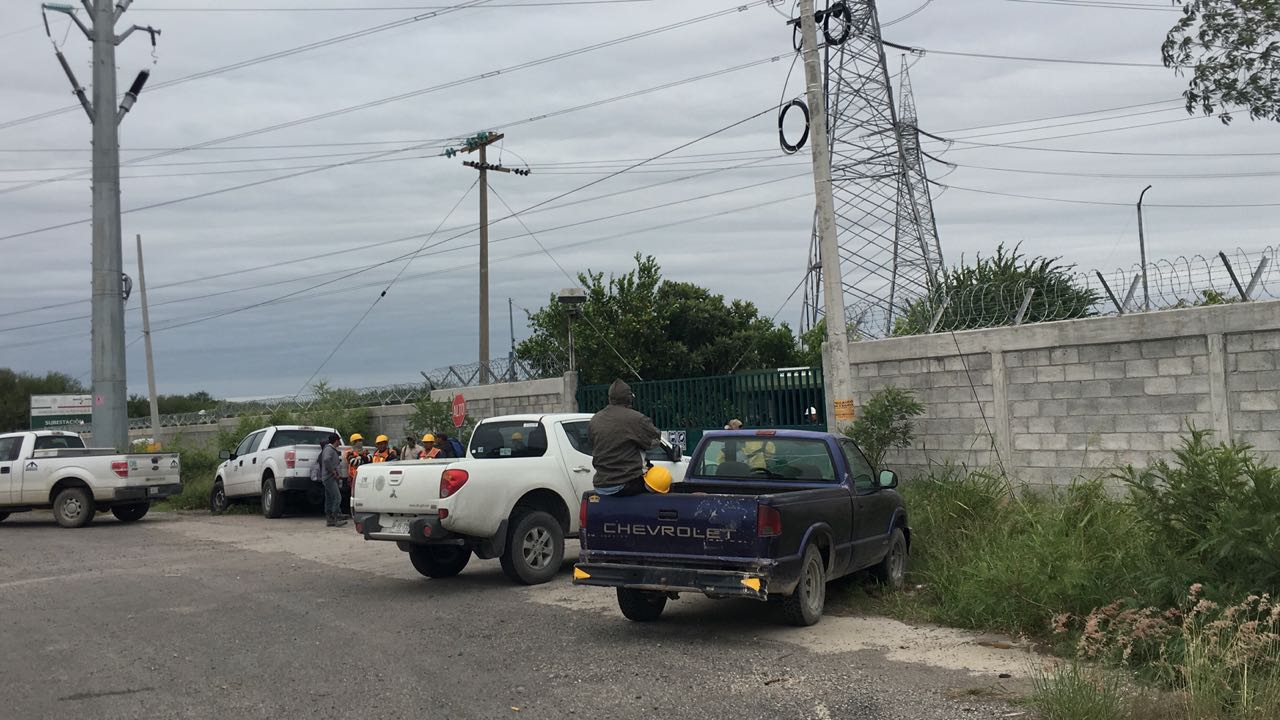 El accidente se suscitó en la subestación eléctrica de Güémez.