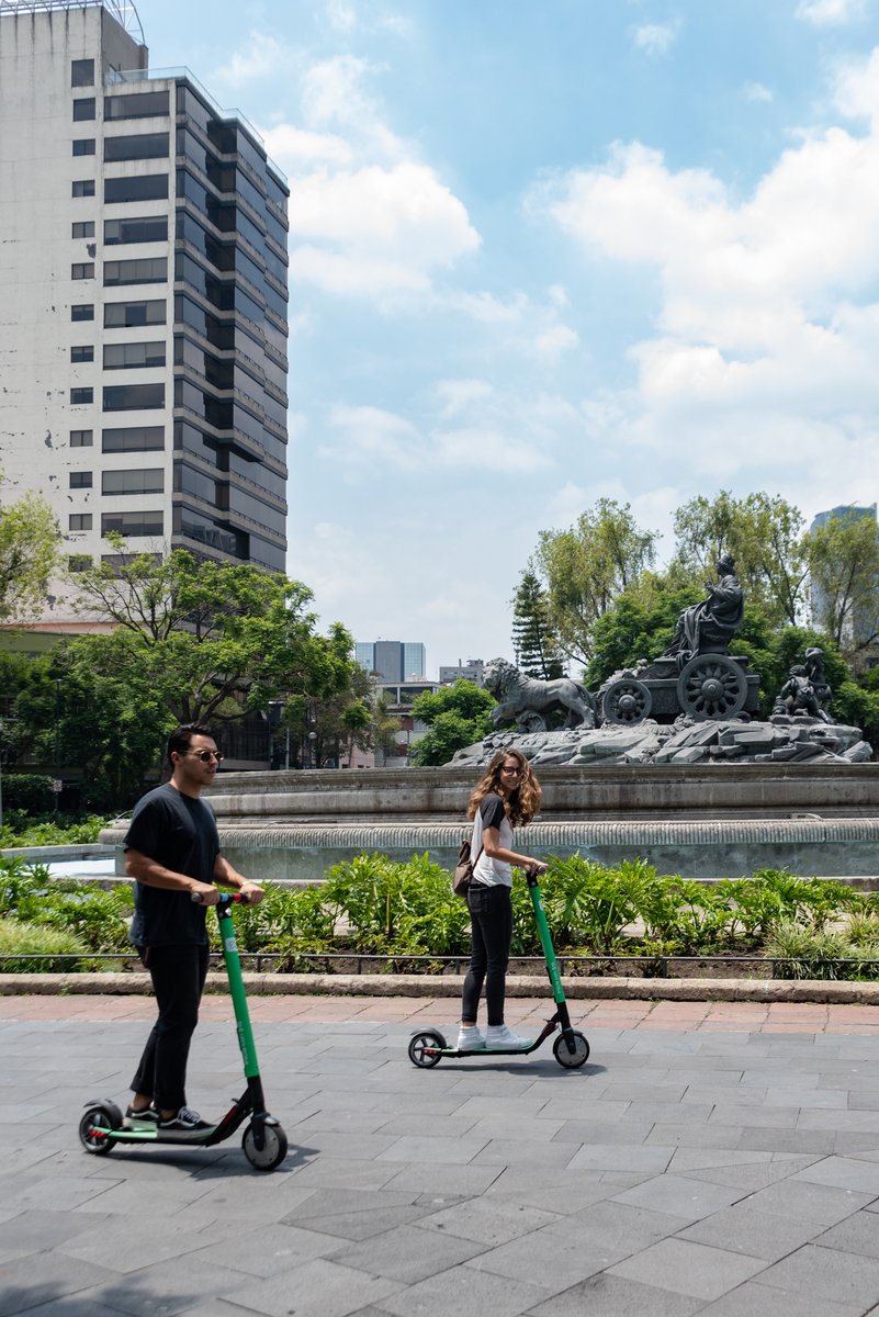 La empresa suspendió el servicio de los monopatines en la capital.  Grin (@Grinscooters)