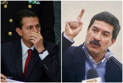 El gobernador ha acusado que Peña Nieto participó en los desvíos de Alejandro Gutiérrez y César Duarte. (Especial)