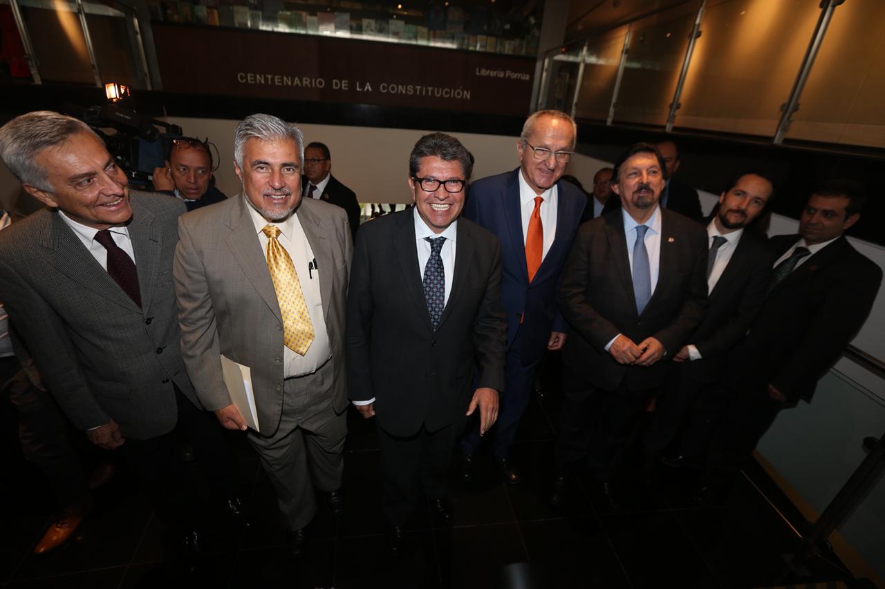 Jesús Seade se reunió con senadores de Morena/Nelly Salas.