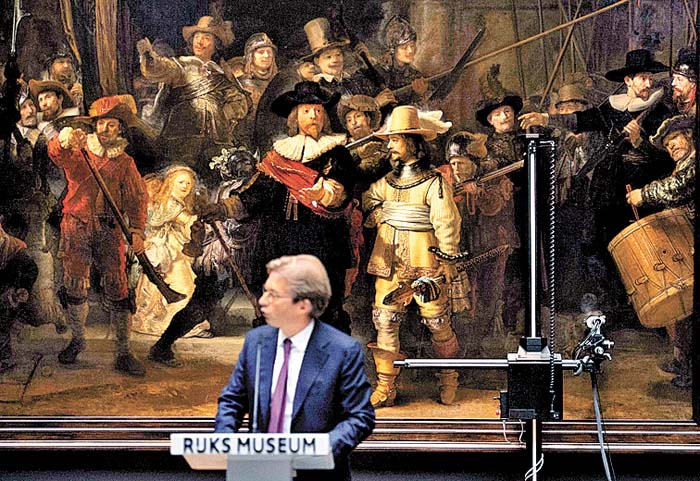La pintura fue un encargo del capitán de milicia Frans Bannick Cocq.