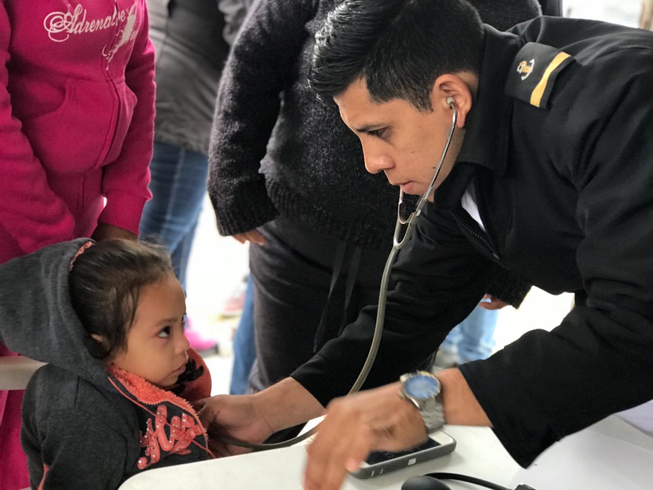 Primera brigada de salud entre la Secretaría de Salud de Tamaulipas y Semar (Cortesía)