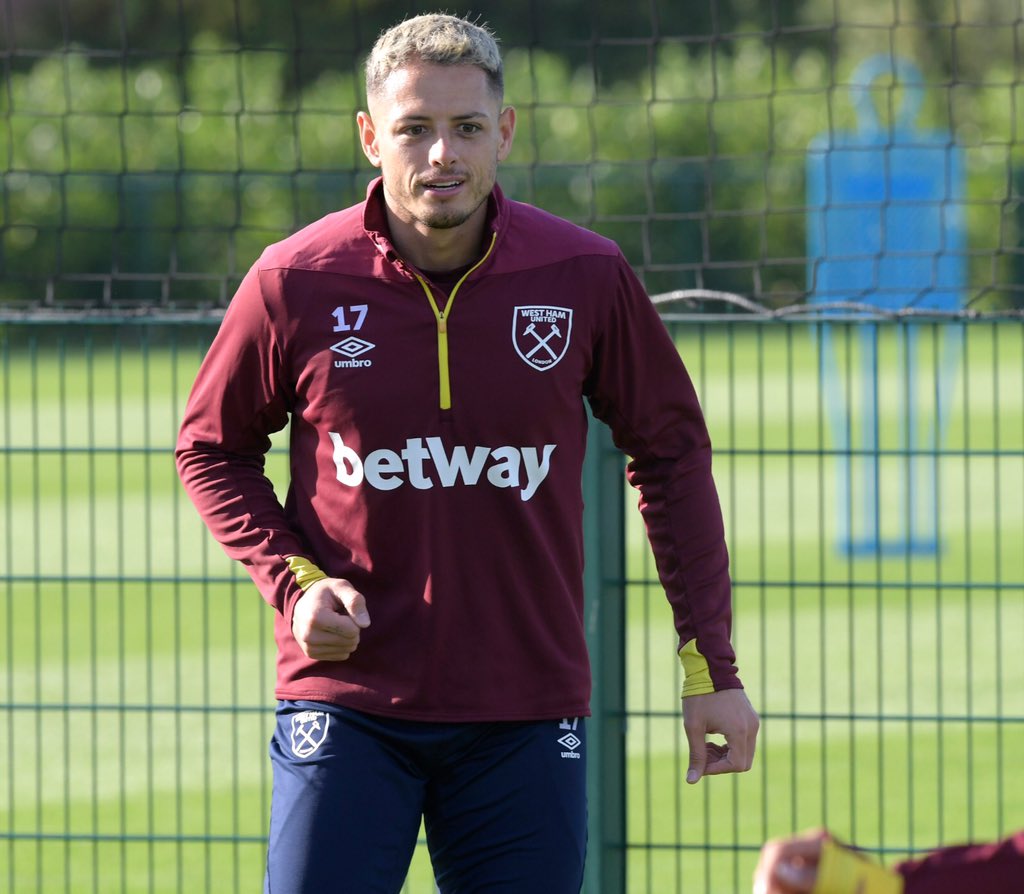 Javier 'Chicharito' Hernández (Twitter @WestHamEspanol)