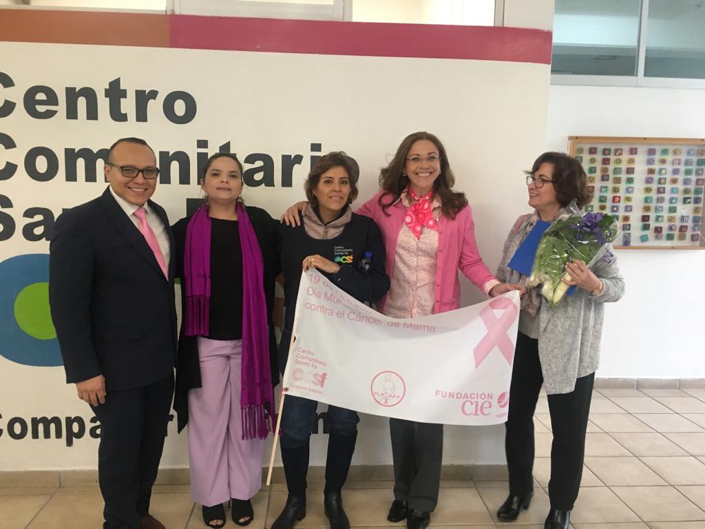 Laura Luz concientiza a mujeres sobre la detección del cáncer de mama (Foto: Arantxa Castillo)