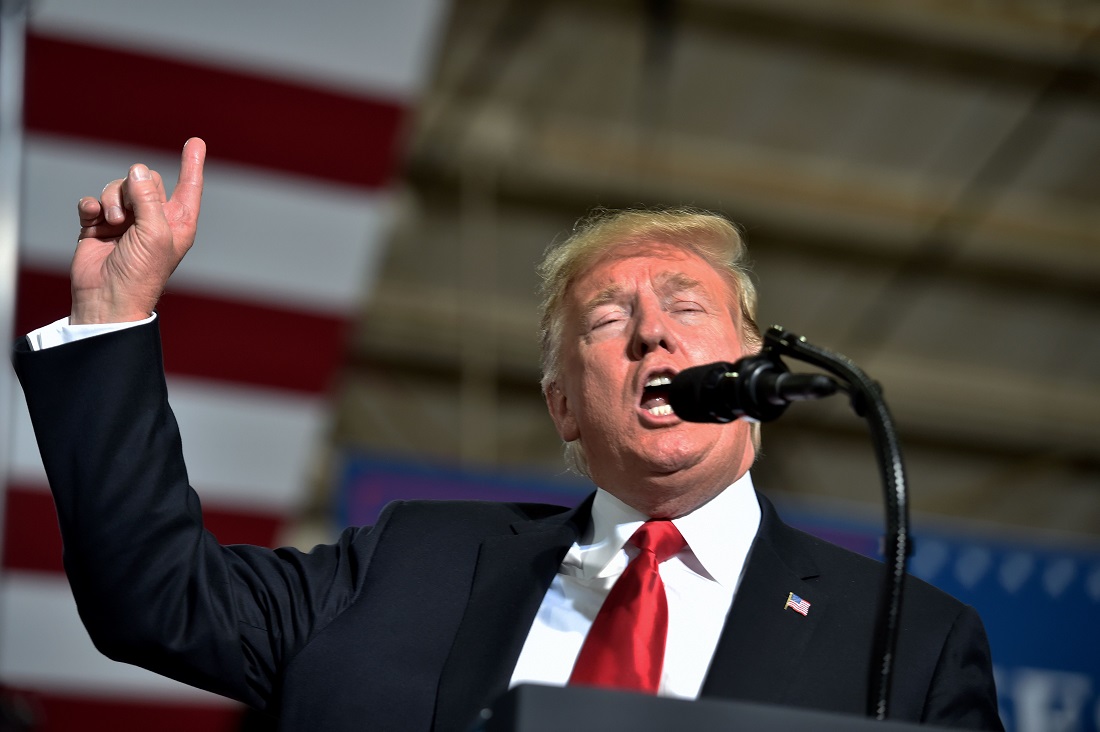 El presidente de Estados Unidos dio un discurso en Arizona. (AFP)