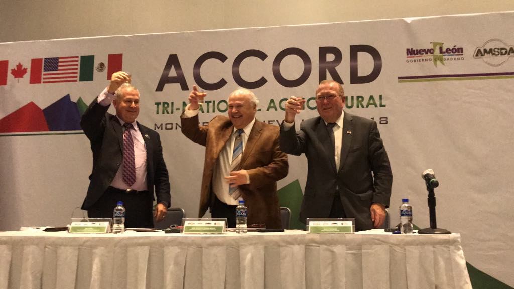 El Acuerdo Trilateral Agropecuario 2018, busca renovar el compromiso para elevar la competitividad de la región. (Especial)