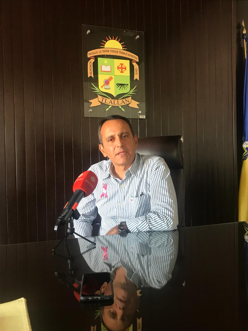 El alcalde de Tala, Enrique Gabriel Buenrostro Ahued (Elsa Martha Gutiérrez)