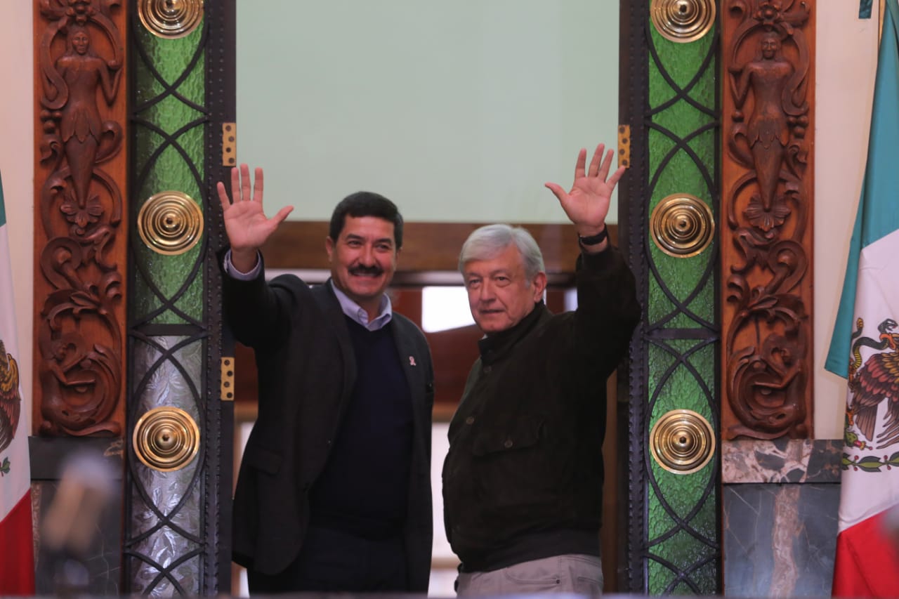 El gobernador se reunió con el presidente electo en Chihuahua. (Javier Ríos)