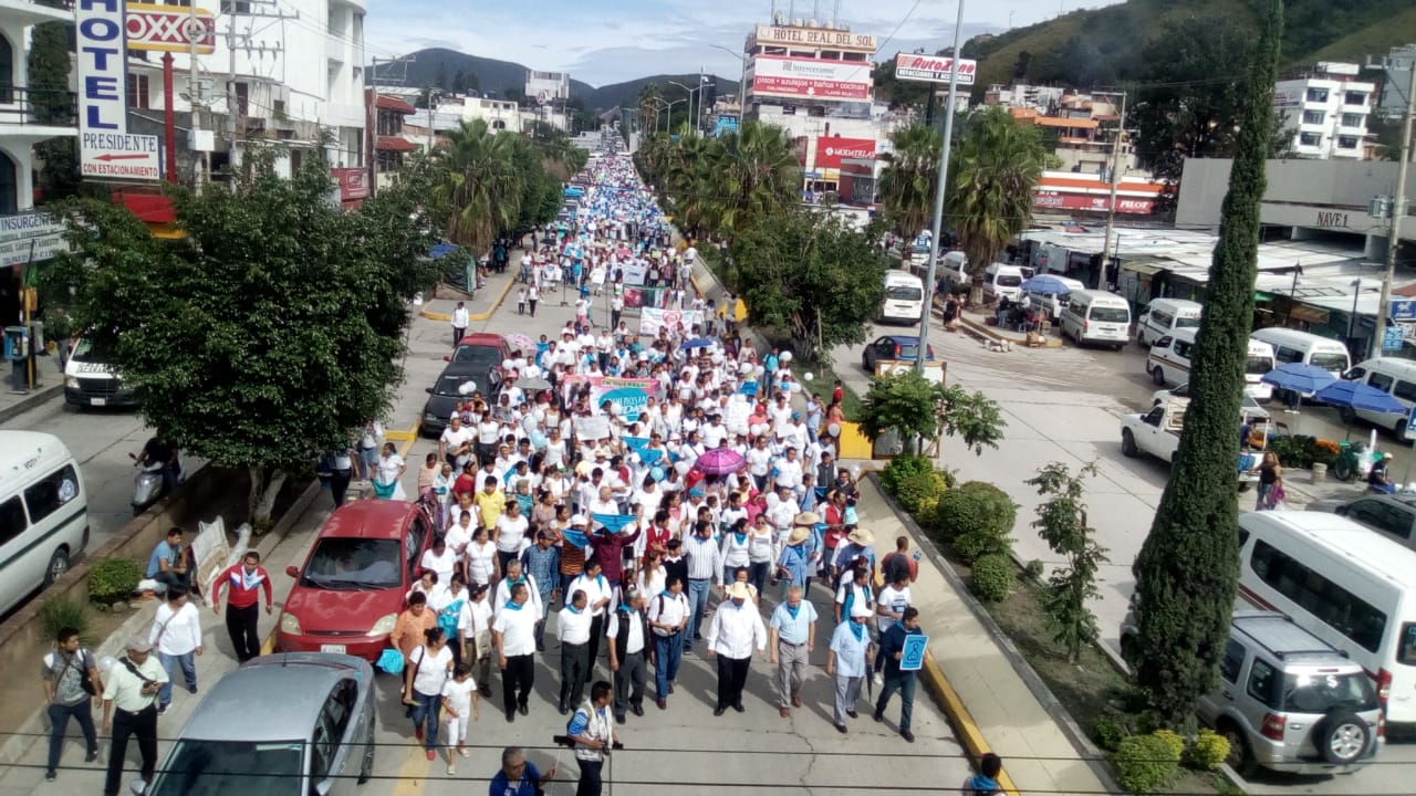 Los manifestantes piden que no se despenalice el aborto. (Rogelio Agustín)