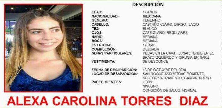 GEBI lanzó una ficha con la descripción física de la menor.