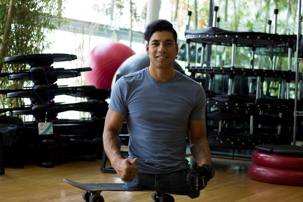 Michel Muñoz, atleta paralímpico