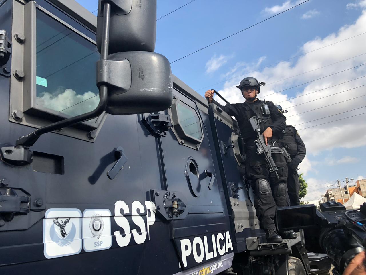 Los policías  vigilarán las 24 horas en lugares estratégicos .| Blanca Valadez