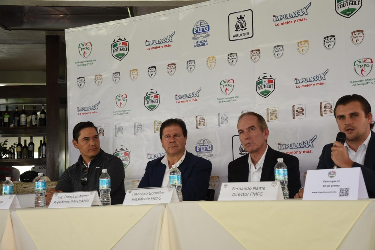 Presentación del Campeonato Mexicano de Footgolf (Cortesía)