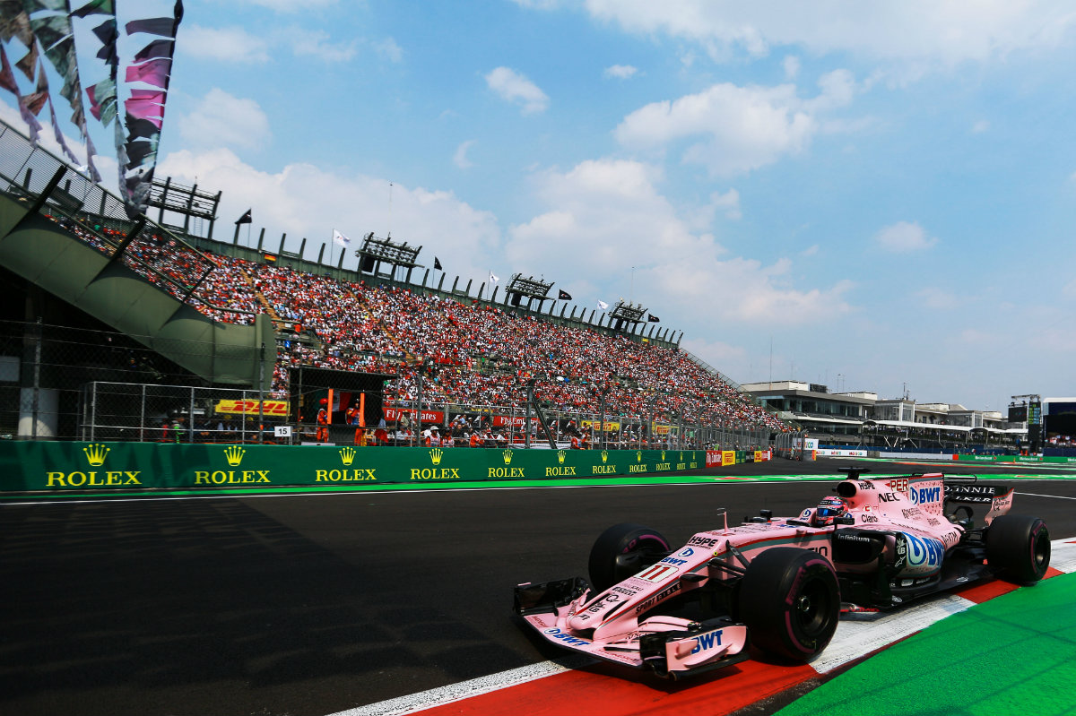 Sergio Pérez durante el Gran Premio de México (Imago7)