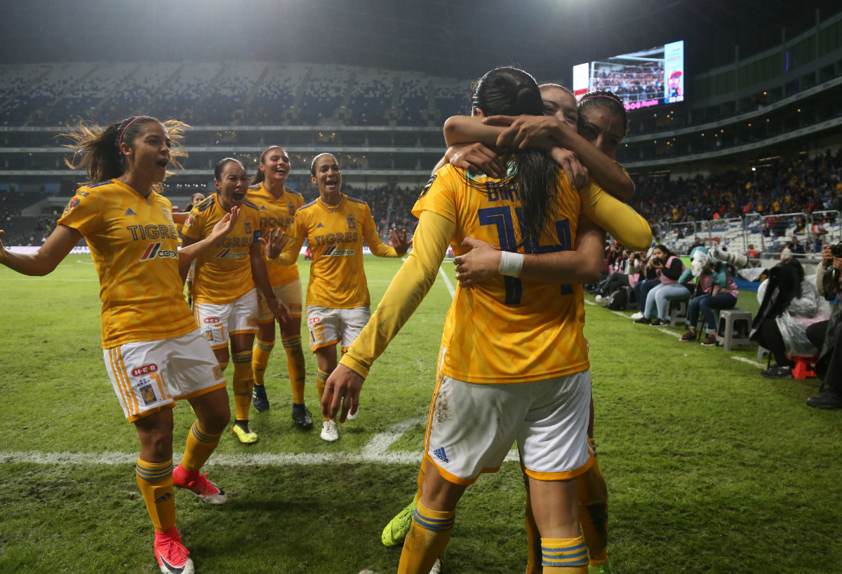 Tigres femenil se llevó el Clásico Regio sobre Rayadas (Imago7)